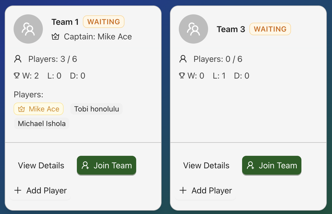 Auto Team Assignment